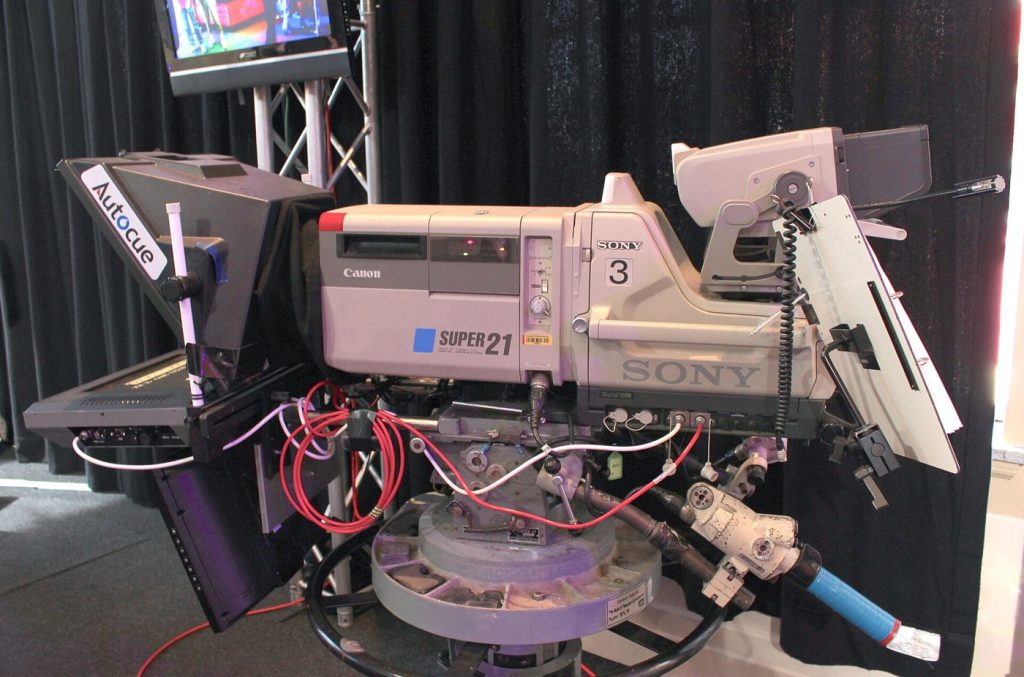Public Broadcasters Reinvent Themselves for the Streaming Era A television studio with broadcast cameras